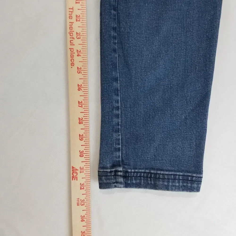 Kuhl Jeans Mens 34x34 Blue Medium Wash Straight Stretch Denim Organic Cotton